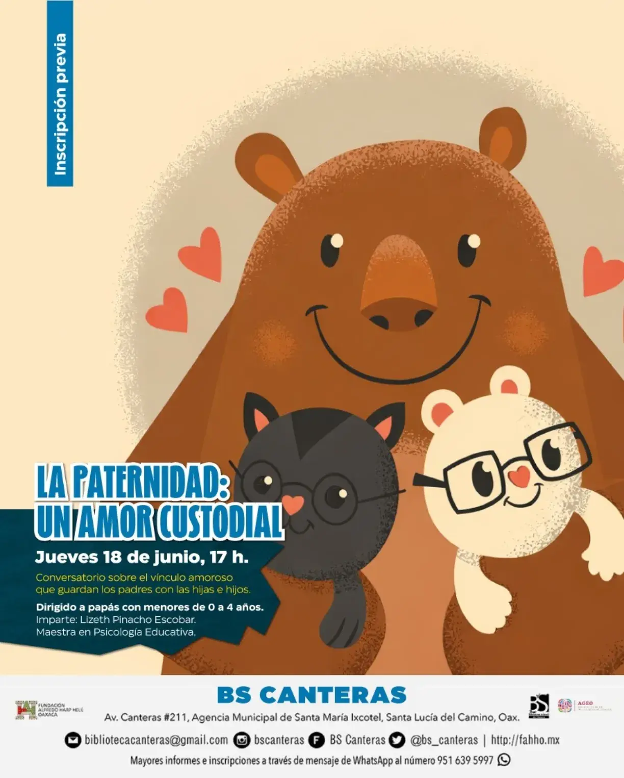 Flyer del evento: La Paternidad: Un Amor Custodial
