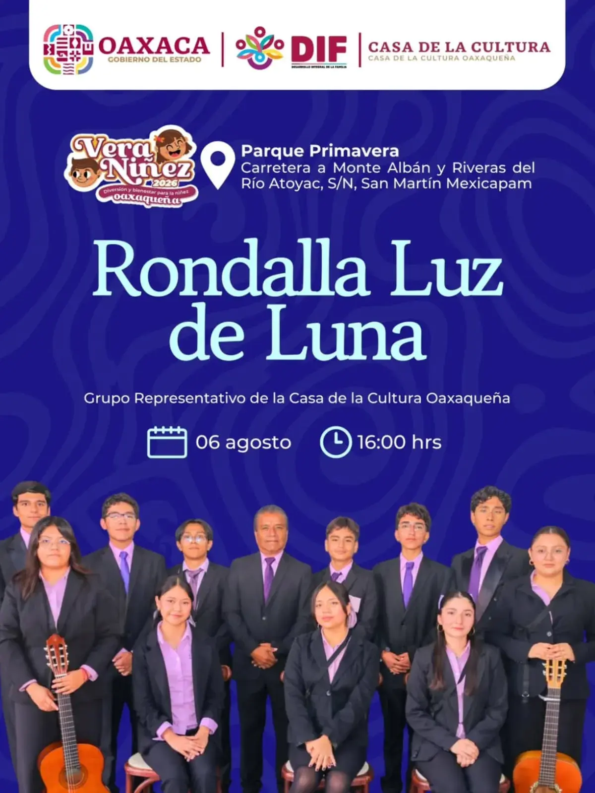 Flyer del evento: Rondalla Luz de Luna