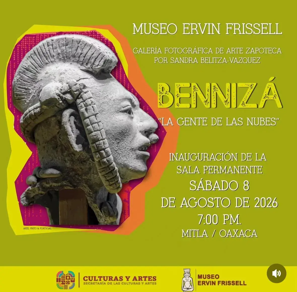 Flyer del evento: Bennizá "La Gente de las Nubes"