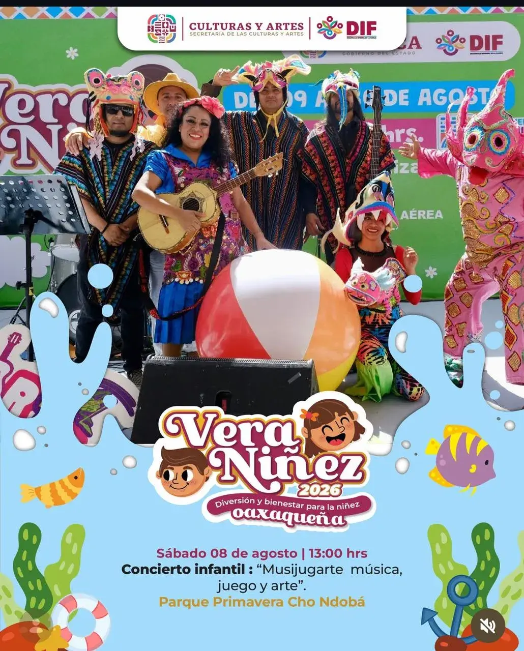 Flyer del evento: Vera Niñez 2026: Concierto infantil