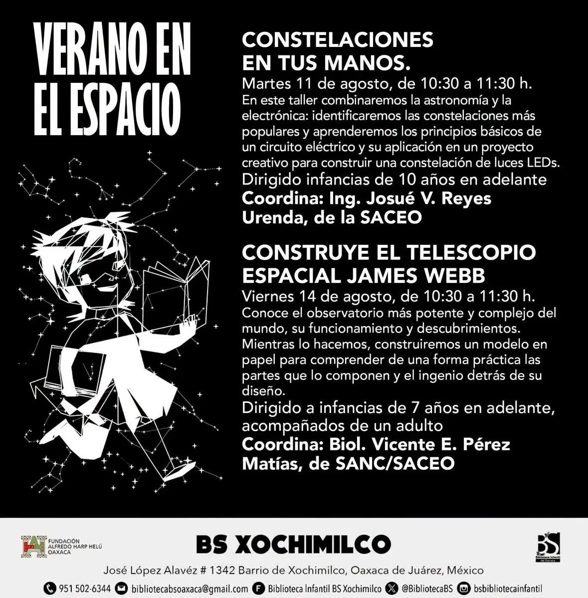 Flyer del evento: Verano en el Espacio