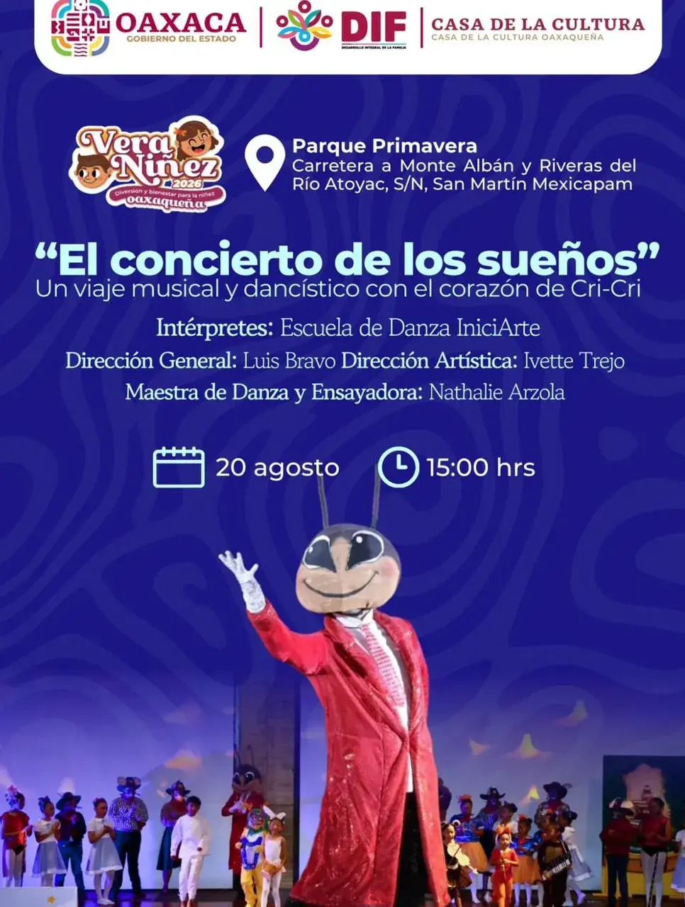Flyer del evento: The Concert of Dreams