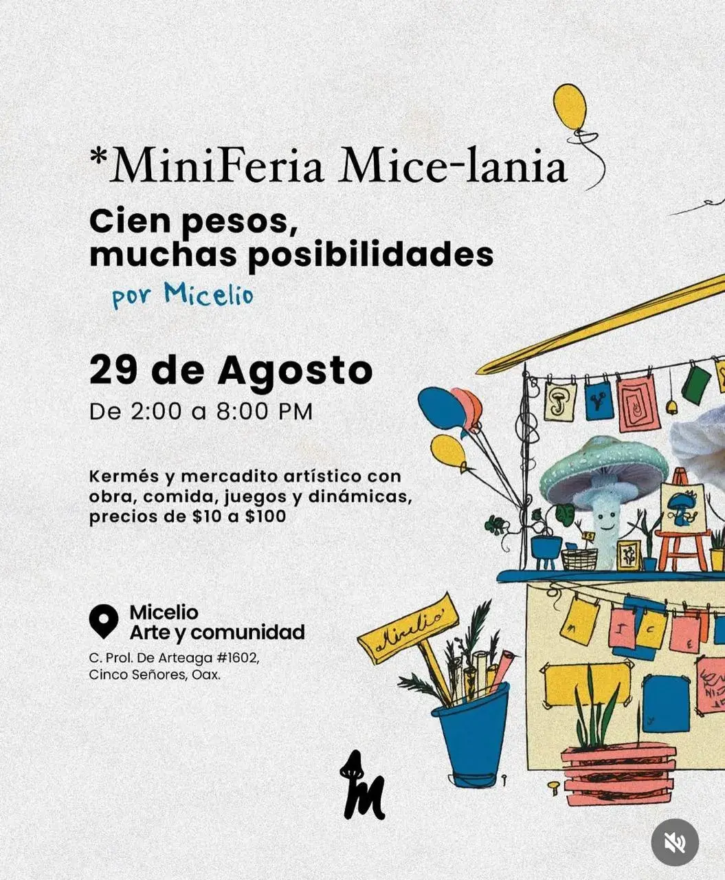 Flyer del evento: *MiniFeria Mice-lania