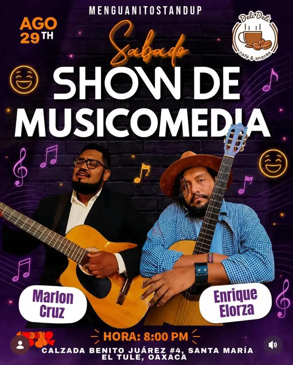 Flyer del evento: Show de Musicomedia
