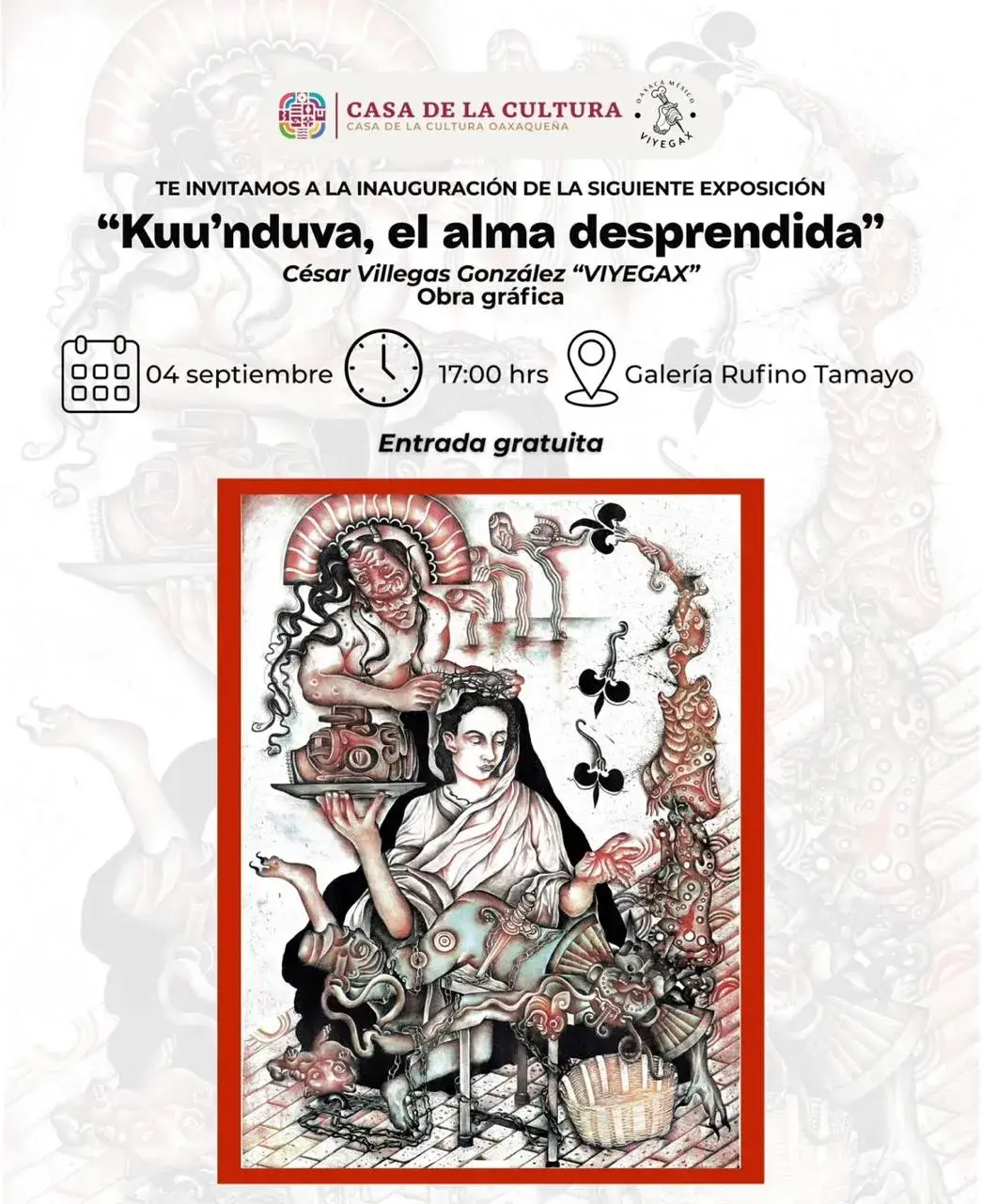 Flyer del evento: Kuu'nduva, el alma desprendida