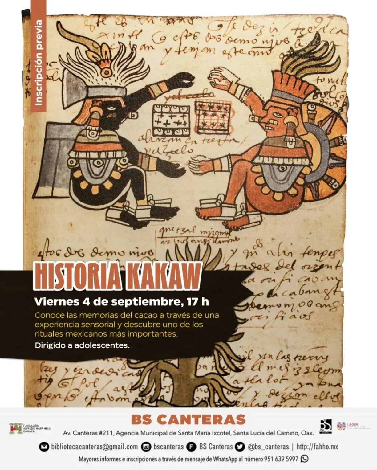 Flyer del evento: HISTORIA KAKAW