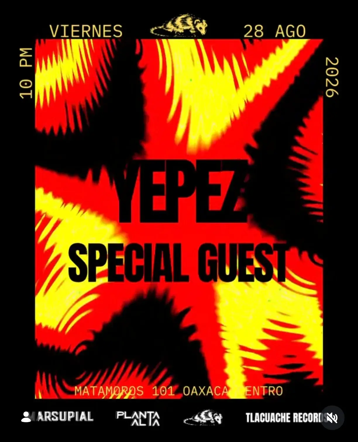 Flyer del evento: YEPEZ + Special Guest