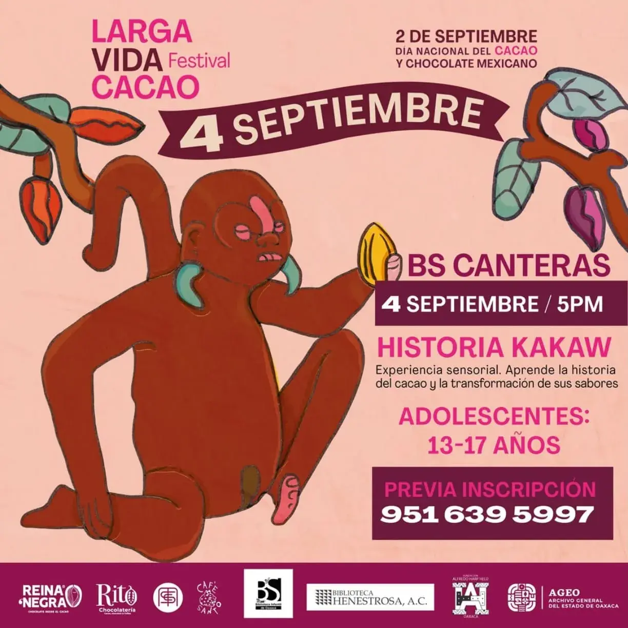 Flyer del evento: Historia Kakaw - Larga Vida Festival Cacao