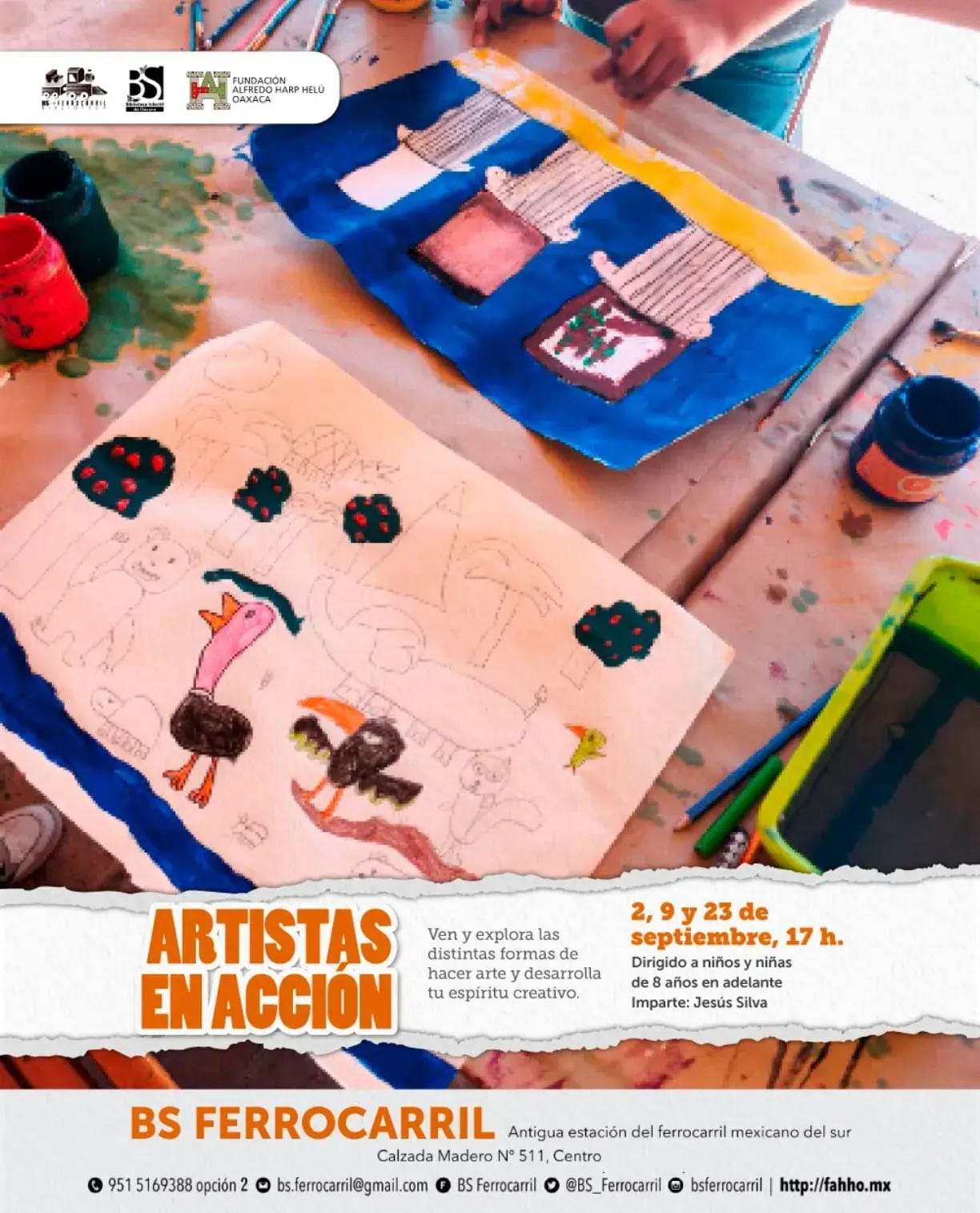Flyer del evento: Artistas en Acción