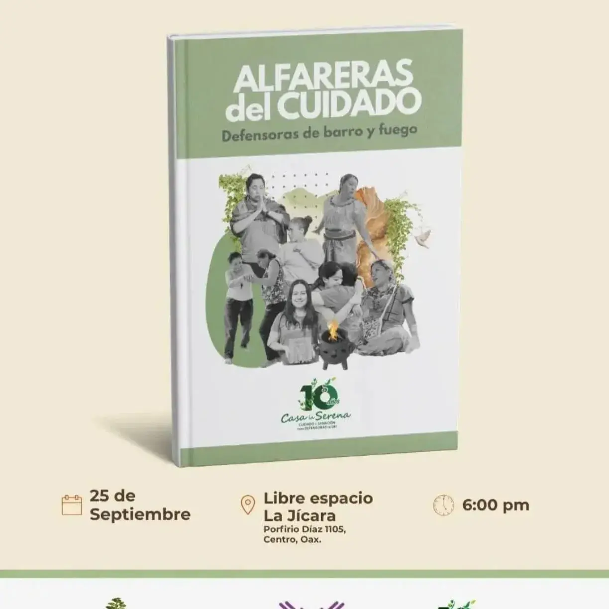 Flyer del evento: ALFARERAS del CUIDADO Defensoras de barro y fuego