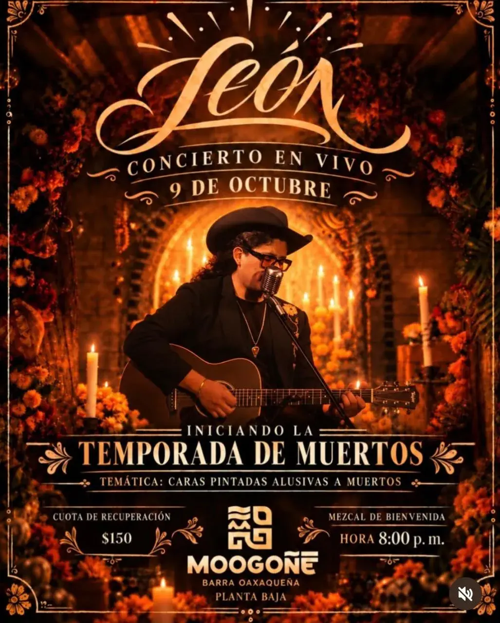 Flyer del evento: León: Concierto en Vivo