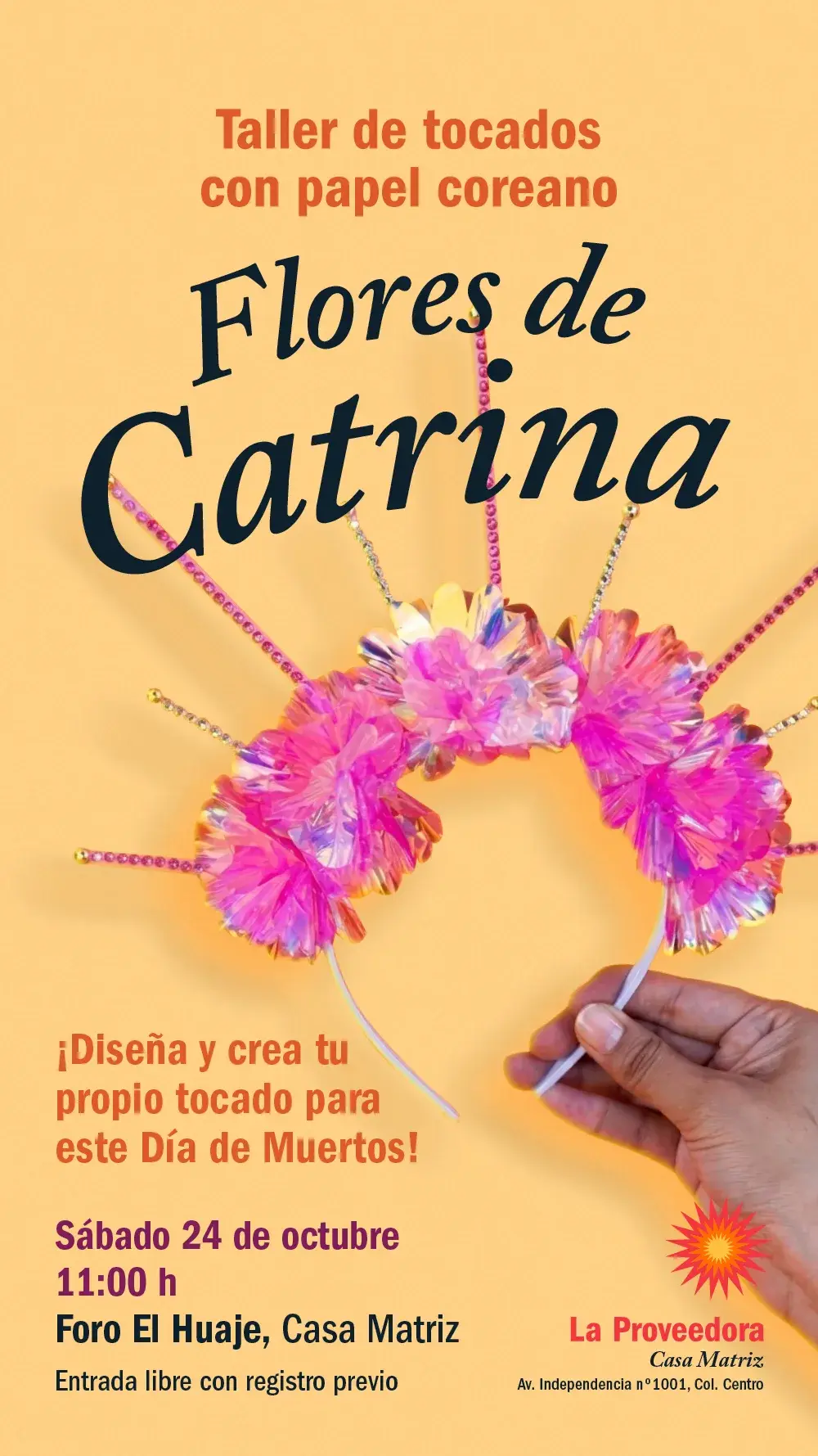 Korean Paper Headdresses Workshop Catrina Flowers