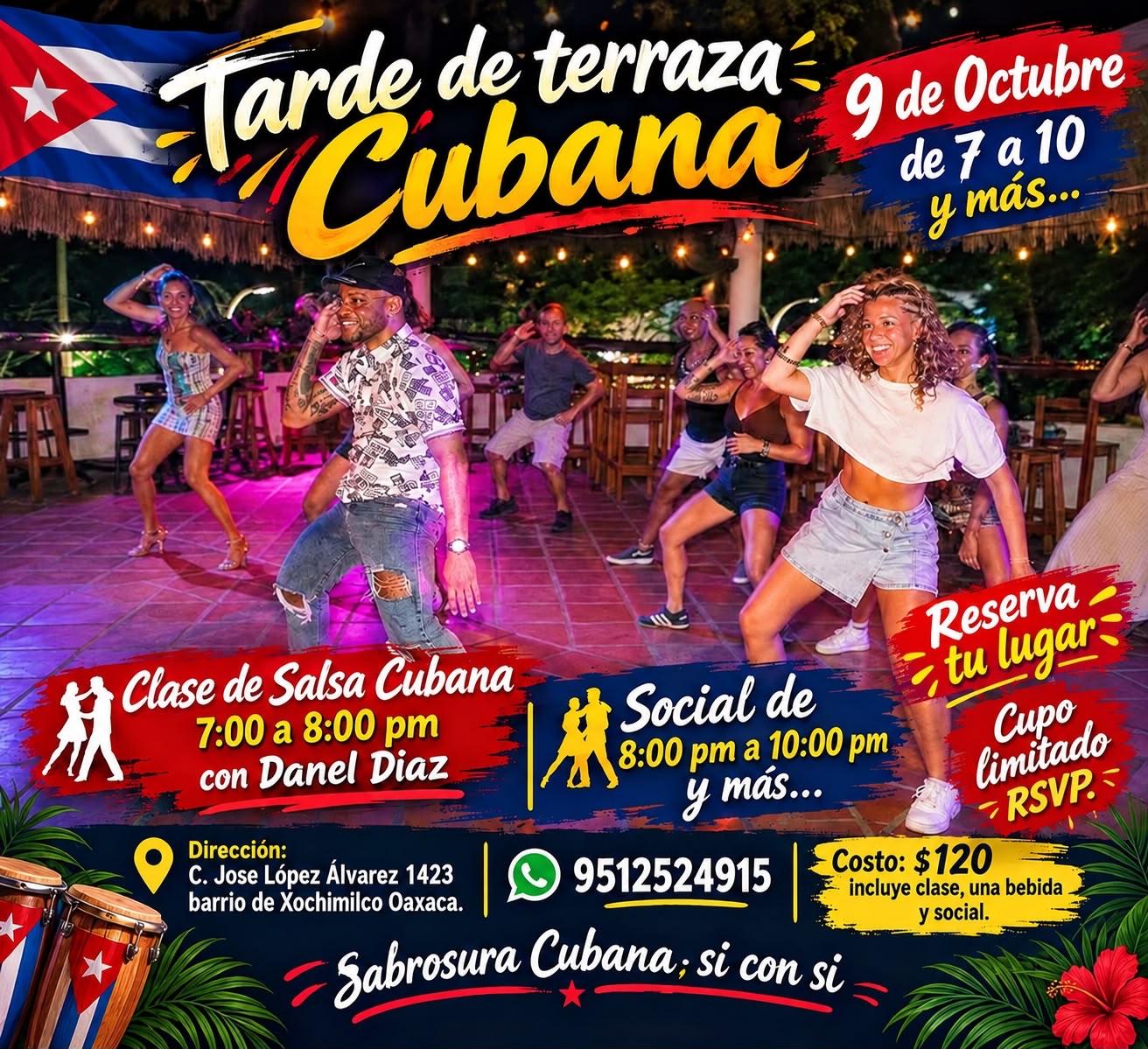 Tarde de terraza Cubana