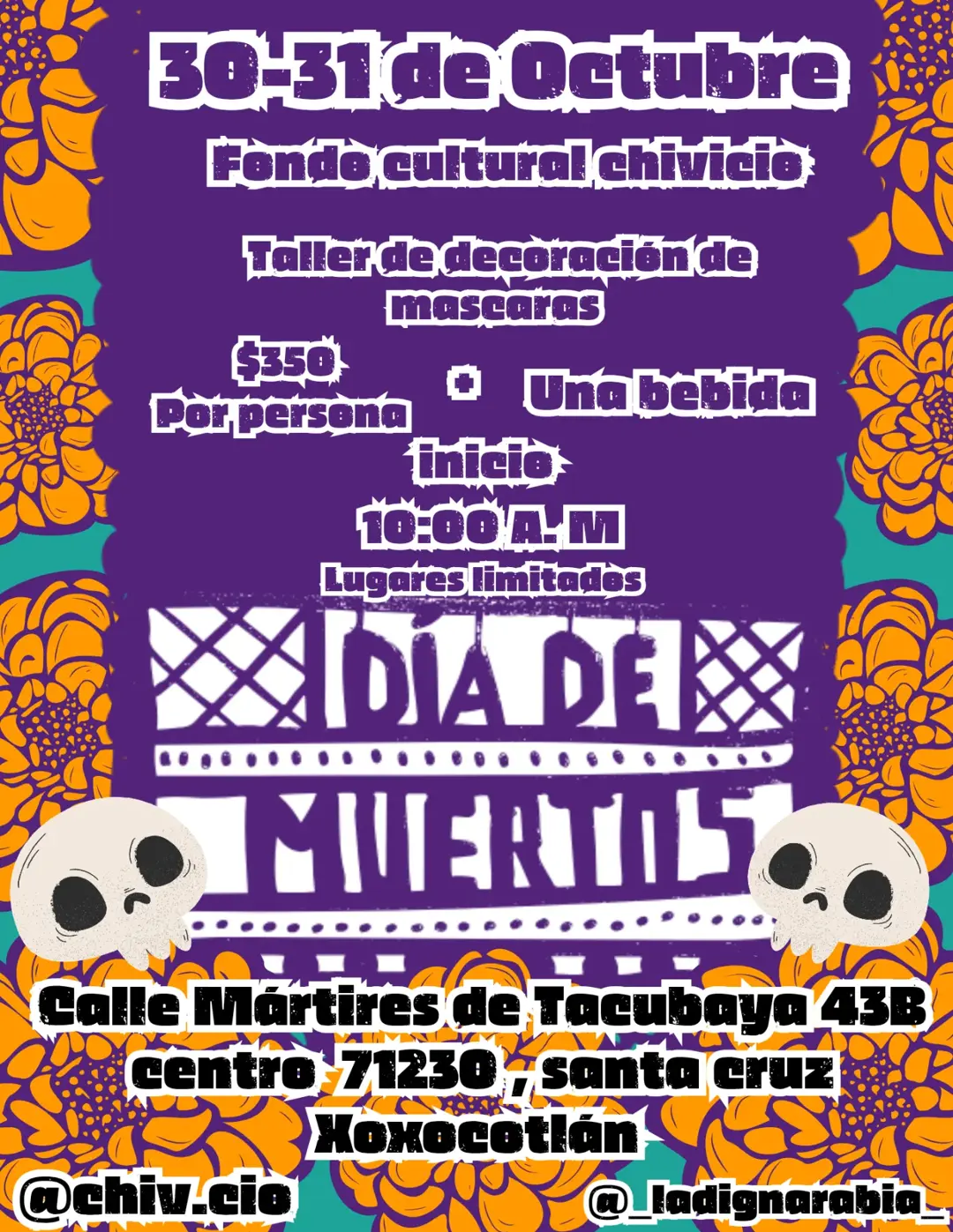Day of the Dead Mask Decoration Workshop