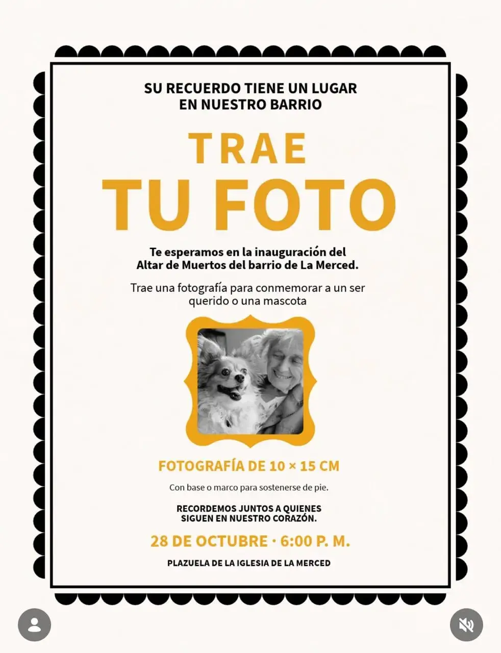 Flyer del evento: Altar de Muertos: Trae tu Foto