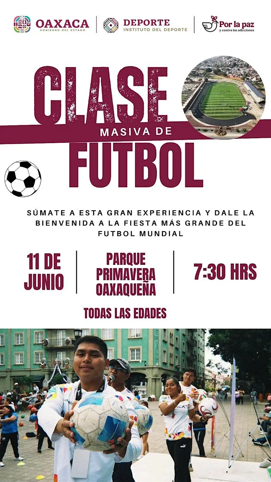 Flyer del evento: Massive Football Class 'Mundialito Primavera' 2026