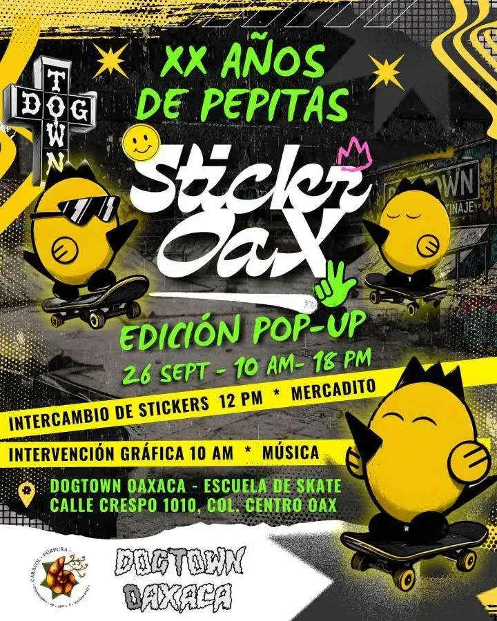 Flyer del evento: Stickr Oax