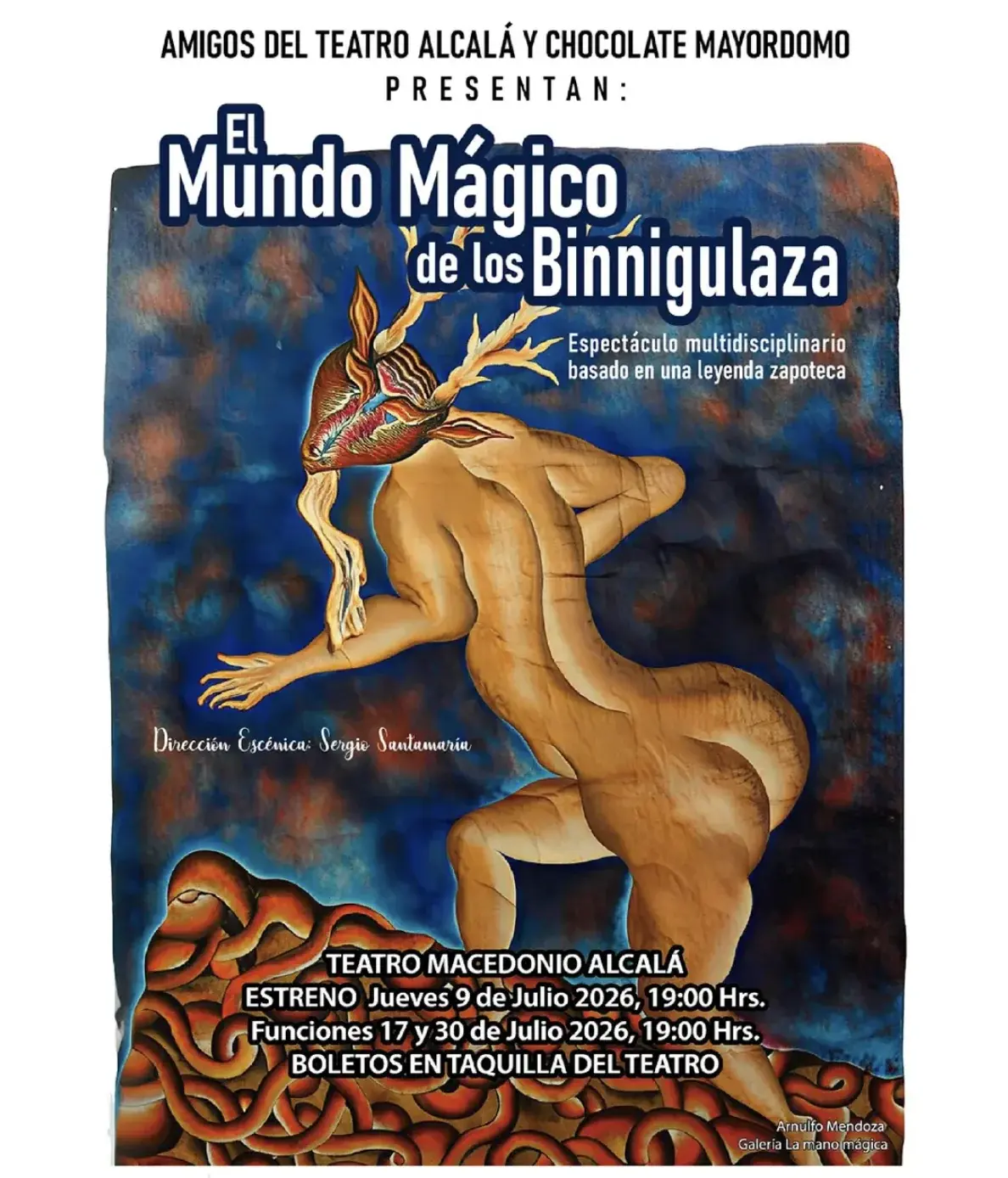 Flyer del evento: “El Mundo Mágico de los Binnigulaza”