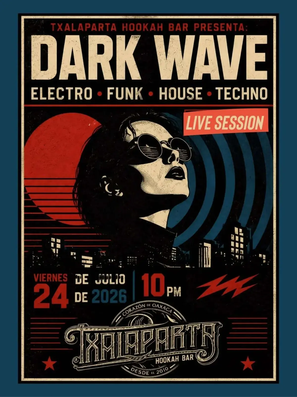 Flyer del evento: Dark Wave Live Session