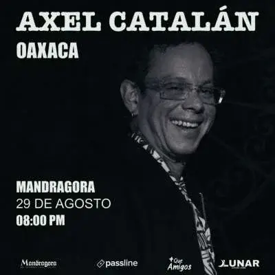Flyer del evento: Axel Catalán en concierto