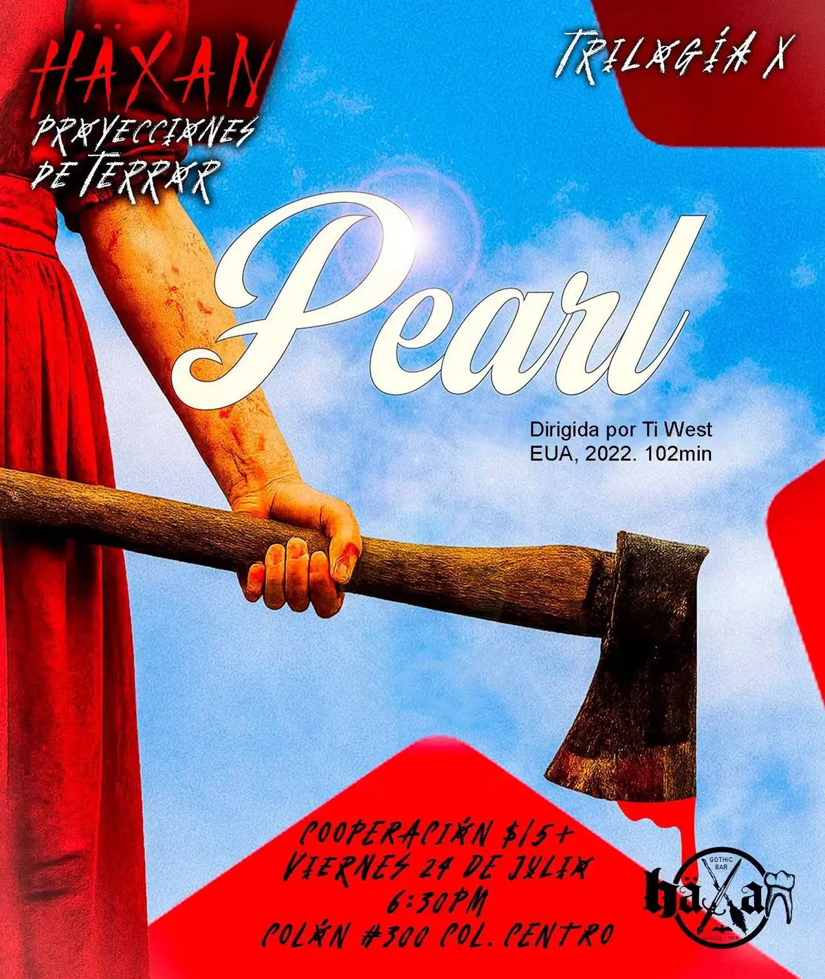 Flyer del evento: “Pearl”
