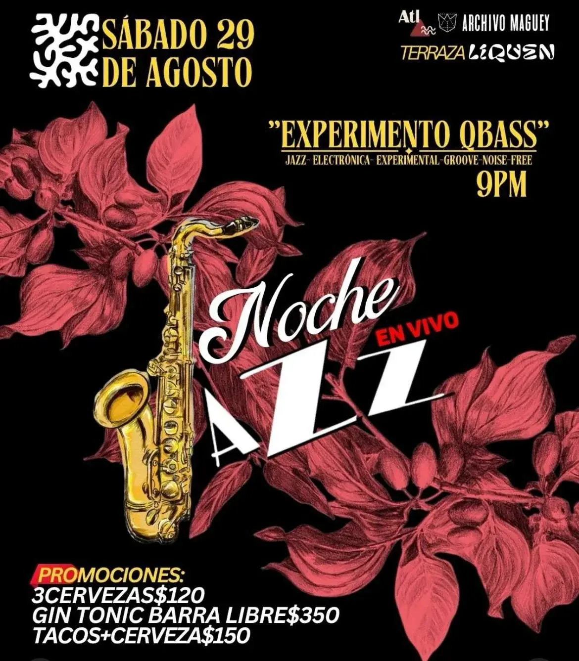Flyer del evento: Noche de Jazz