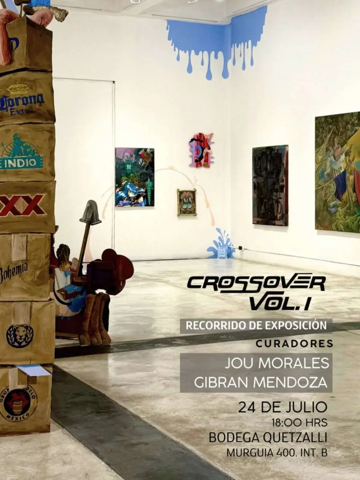 Flyer del evento: “Crossover Vol. 1”