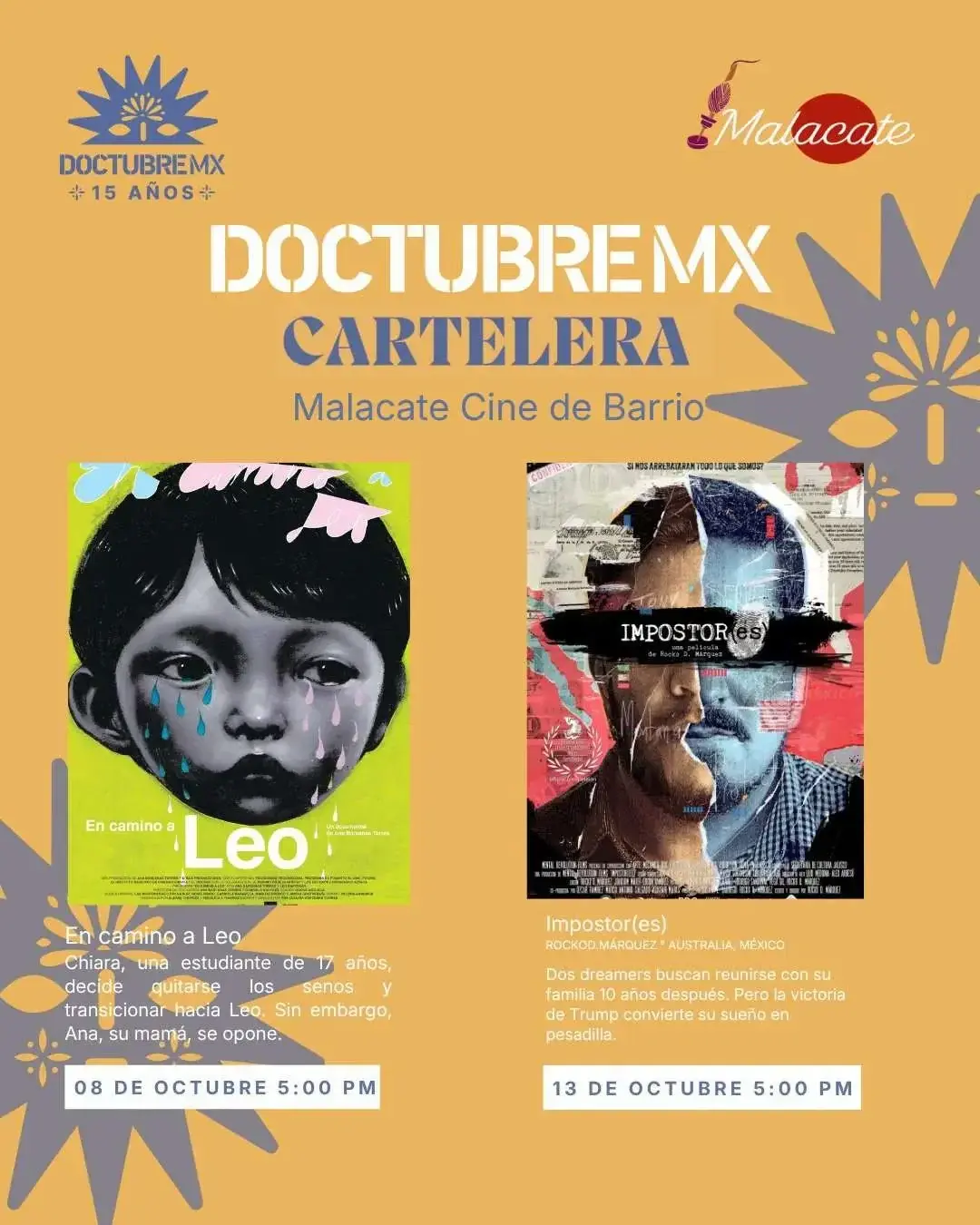Flyer del evento: “Impostor(es)”