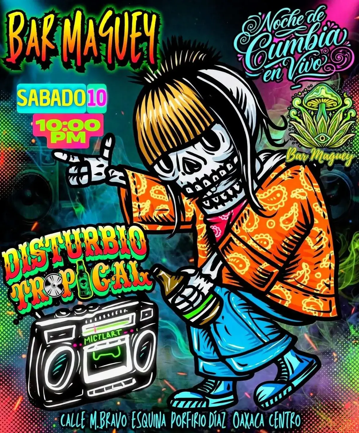 Flyer del evento: Disturbio Tropical