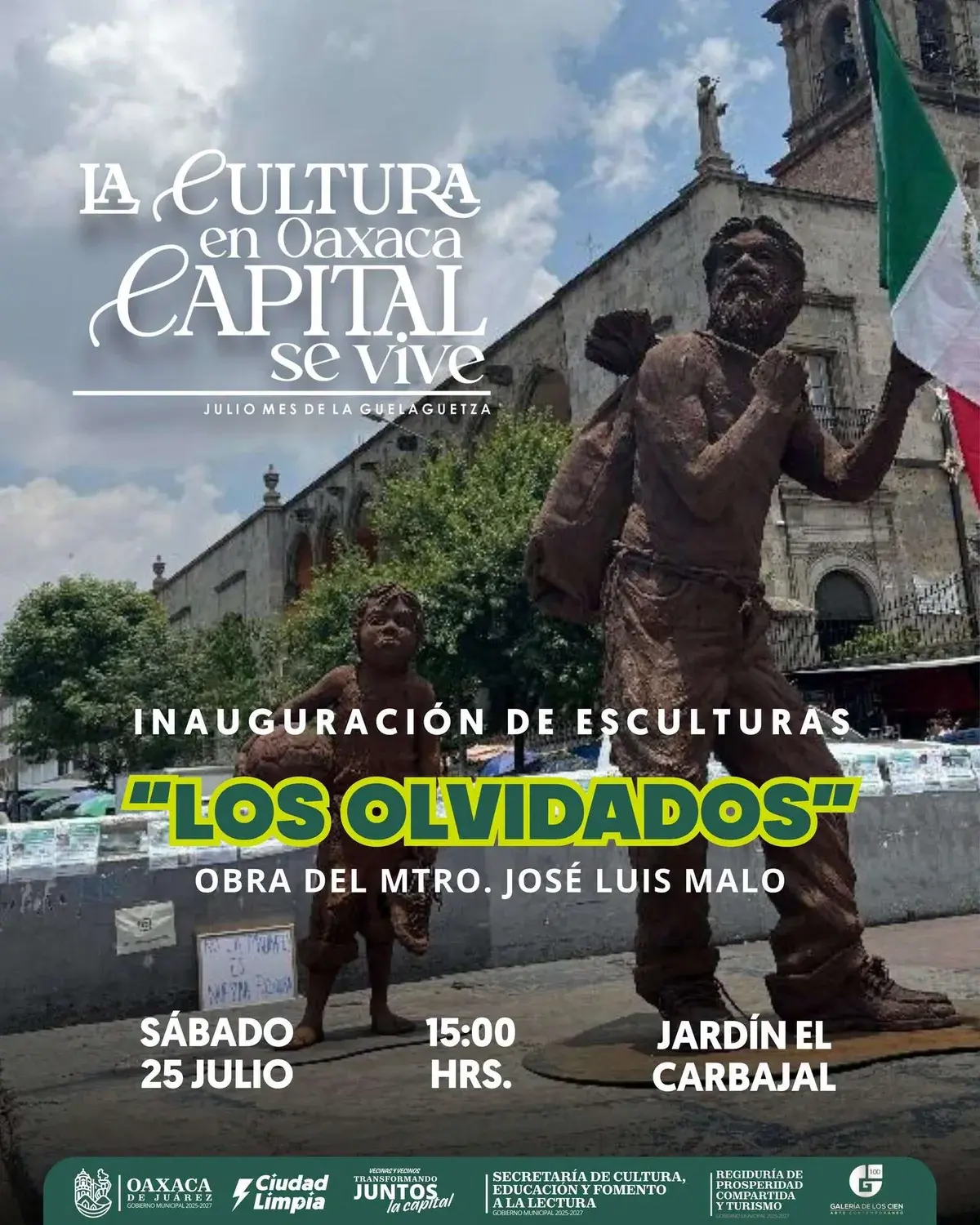 Flyer del evento: “Los Olvidados” de Mtro José Luis Malo
