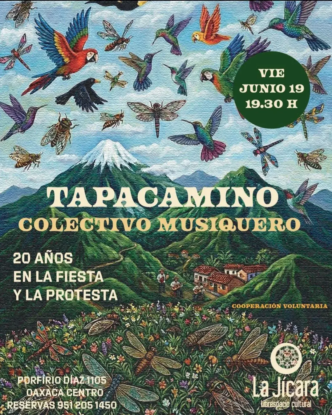 Flyer del evento: Tapacamino Colectivo Musiquero