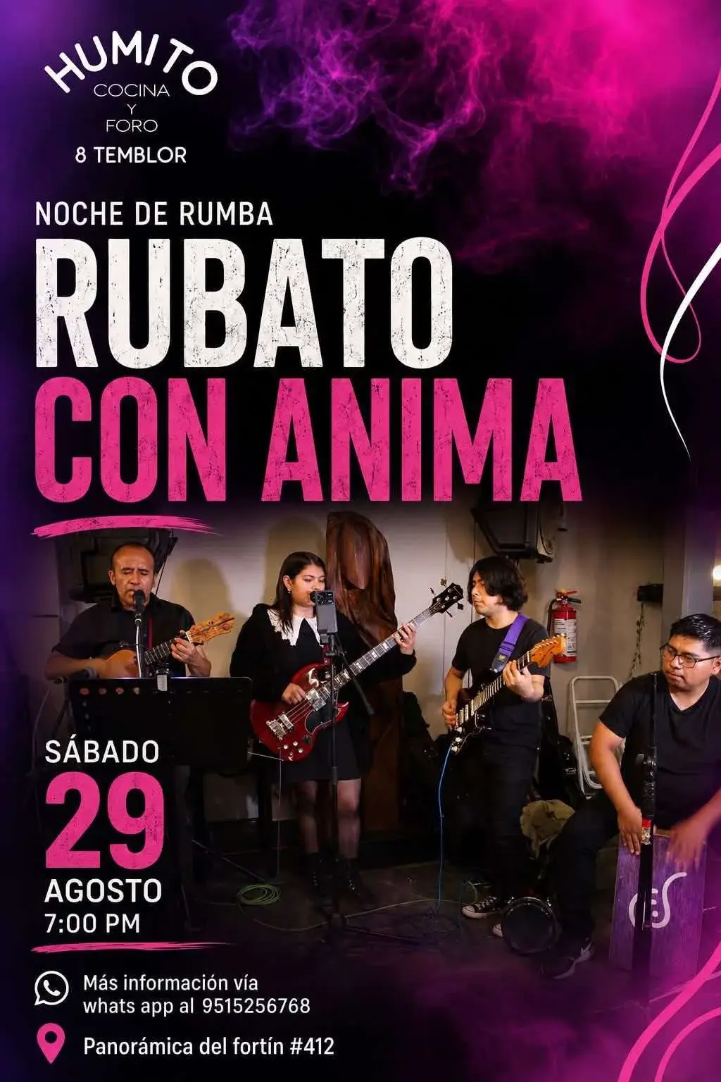 Flyer del evento: Rubato con Anima