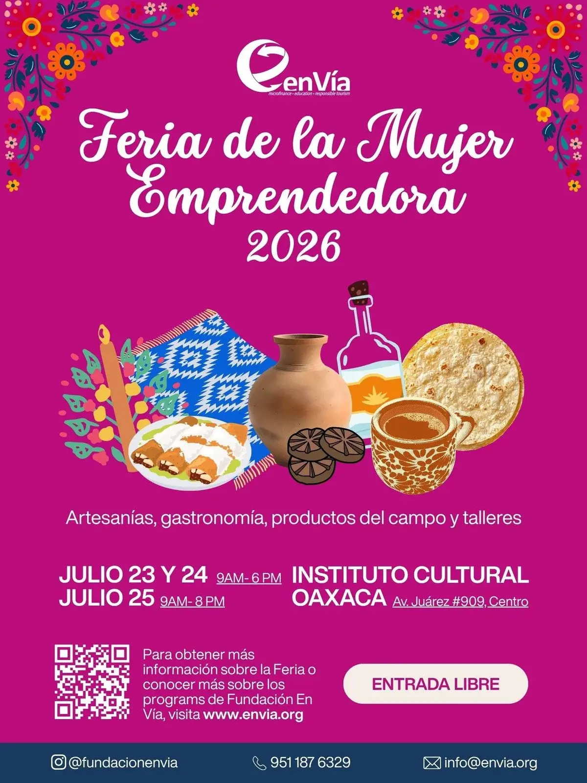 Flyer del evento: Feria de la Mujer Emprendedora 2026