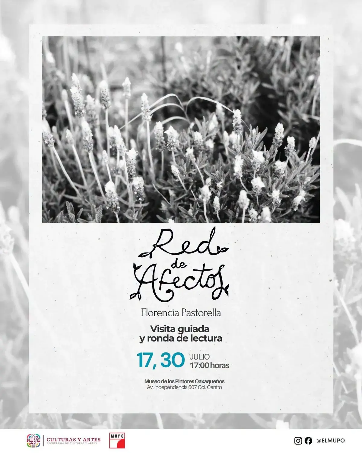 Flyer del evento: “Red de Afectos“ de Florencia Pastorella