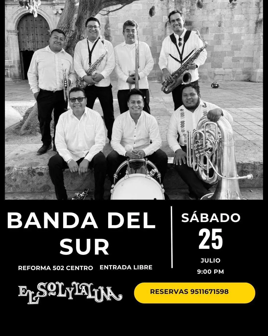 Flyer del evento: Banda del Sur