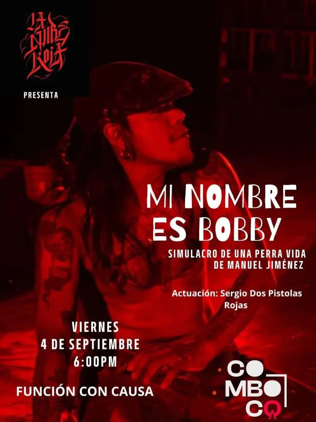 Flyer del evento: “Mi nombre es Bobby”