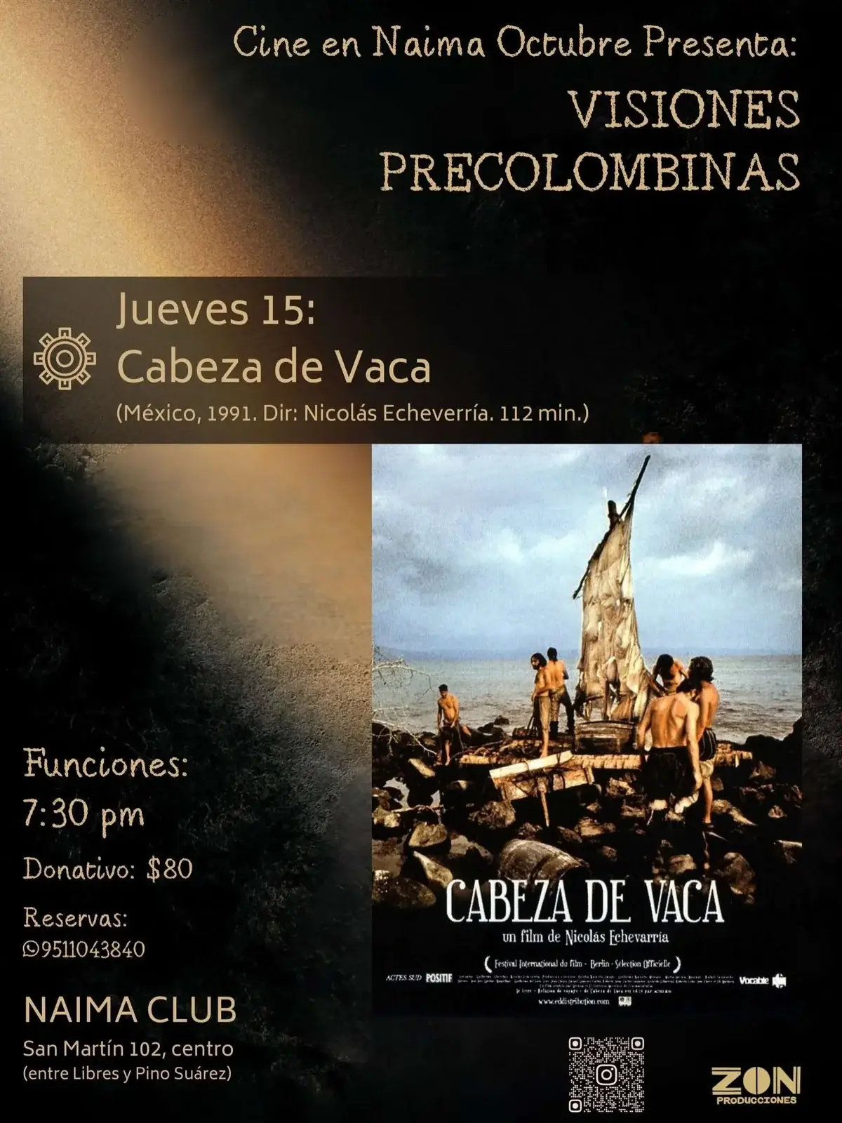 Flyer del evento: “Cabeza de Vaca”