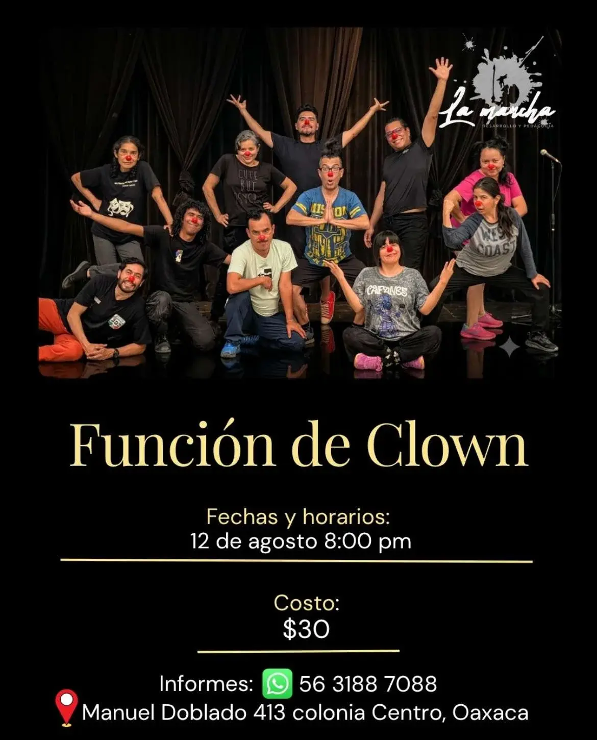 Flyer del evento: Función de Clown