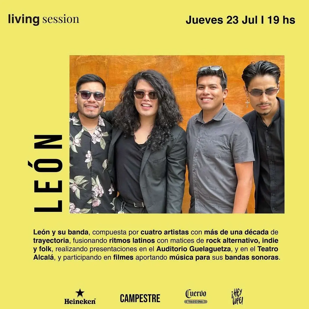 Flyer del evento: León