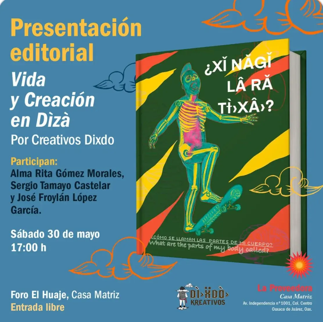 Flyer del evento: “Vida y Creación en Dízá” por Creativos Dixdo