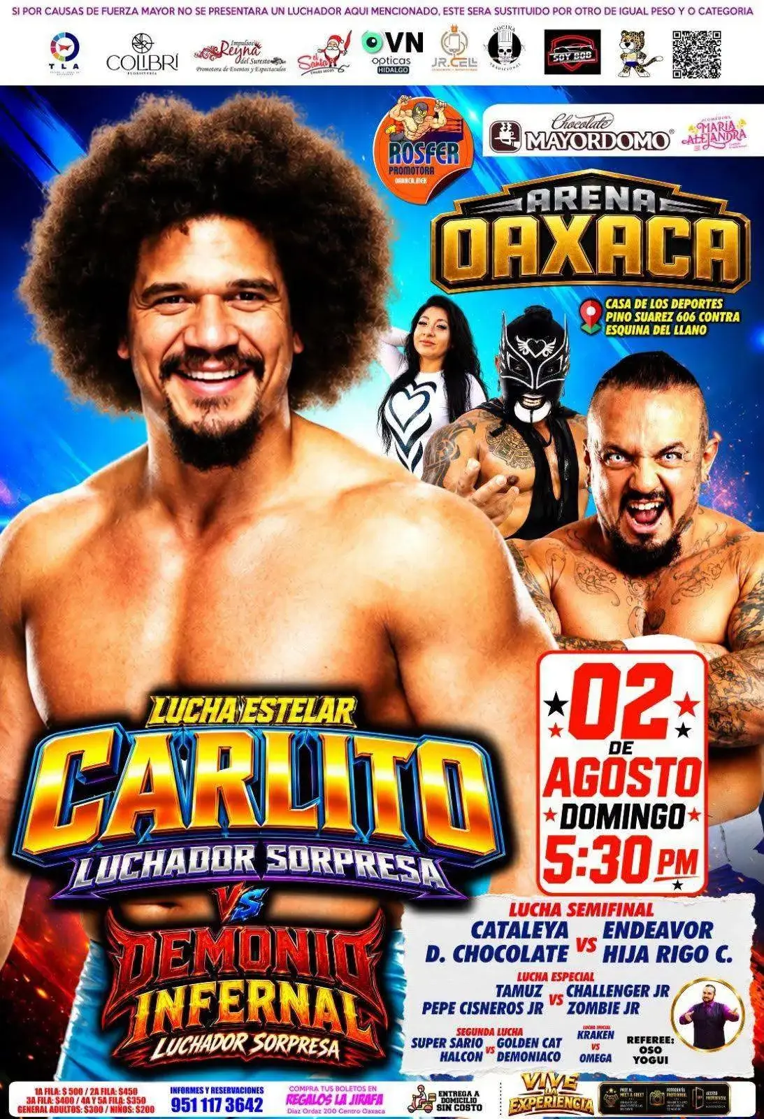 Flyer del evento: Lucha Libre