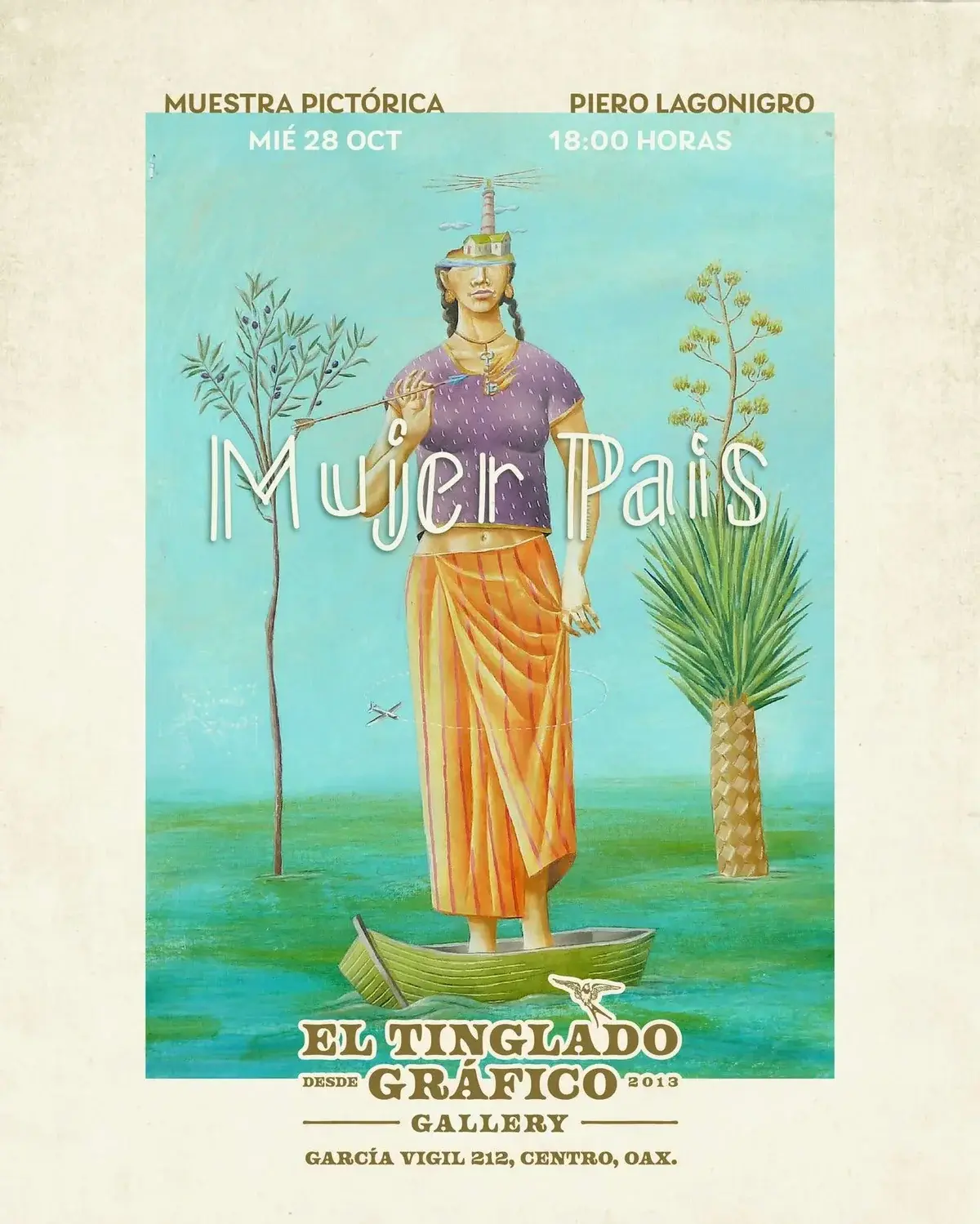 Flyer del evento: “Mujer País” by Piero Lagonigro