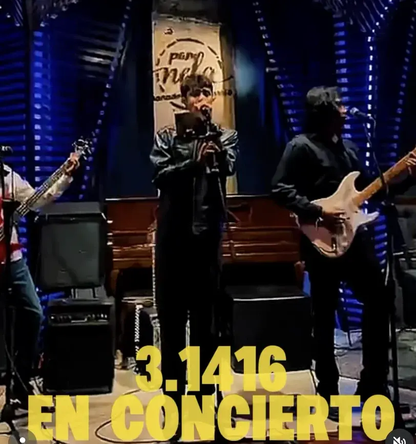 Flyer del evento: 3.1416 en concierto