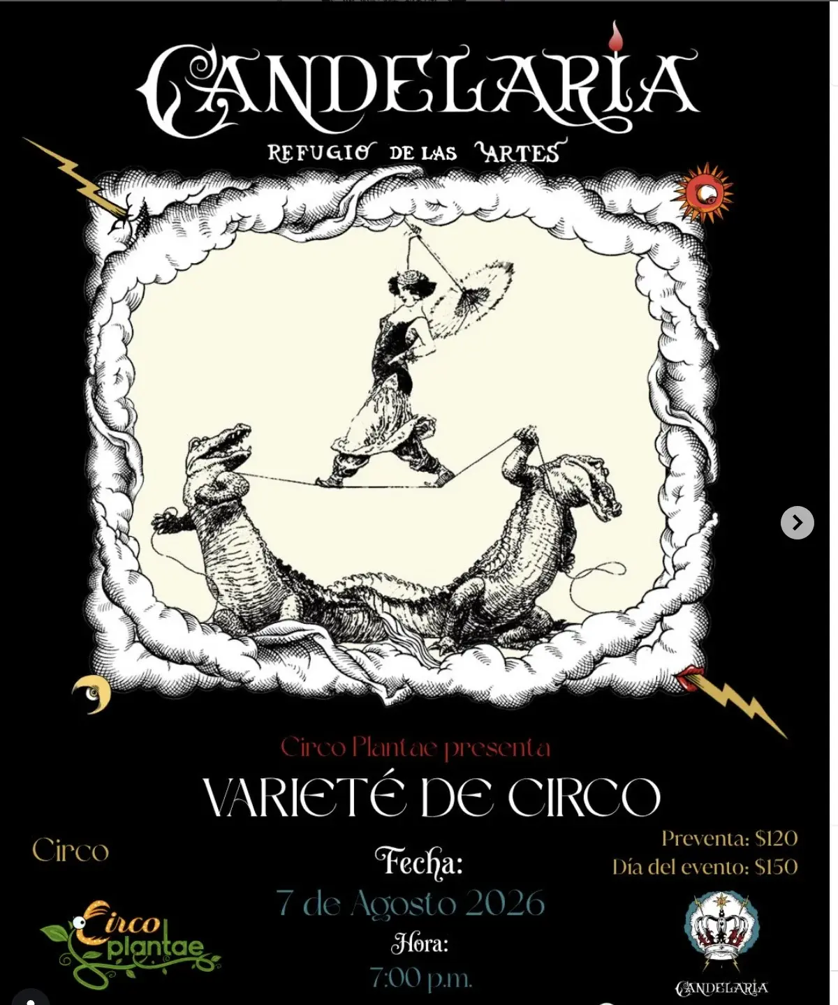 Flyer del evento: Varieté de Circo