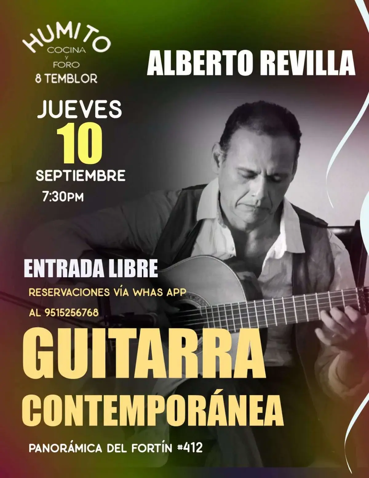 Flyer del evento: Alberto Revilla
