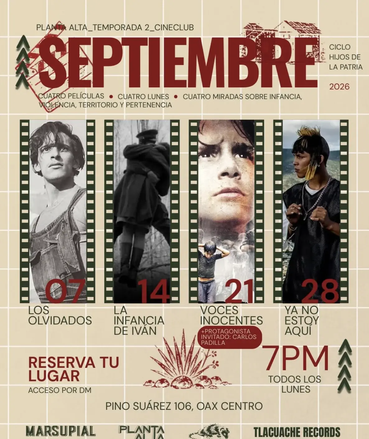 Flyer del evento: Ciclo de cine: Hijos de la patria