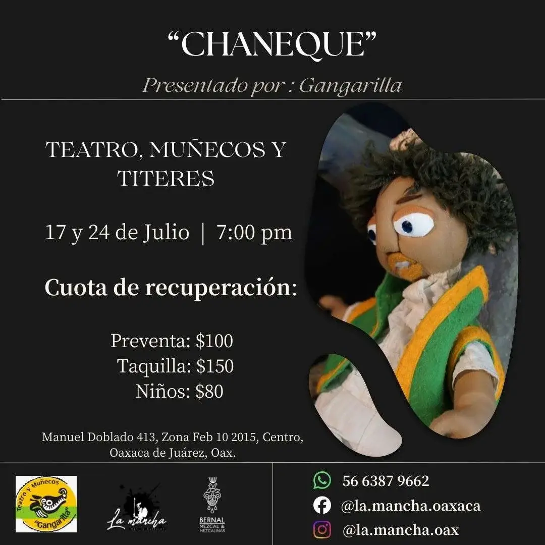 Flyer del evento: “Chaneque”