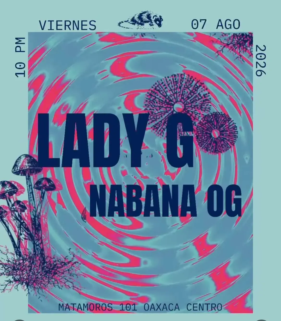 Flyer del evento: Lady G