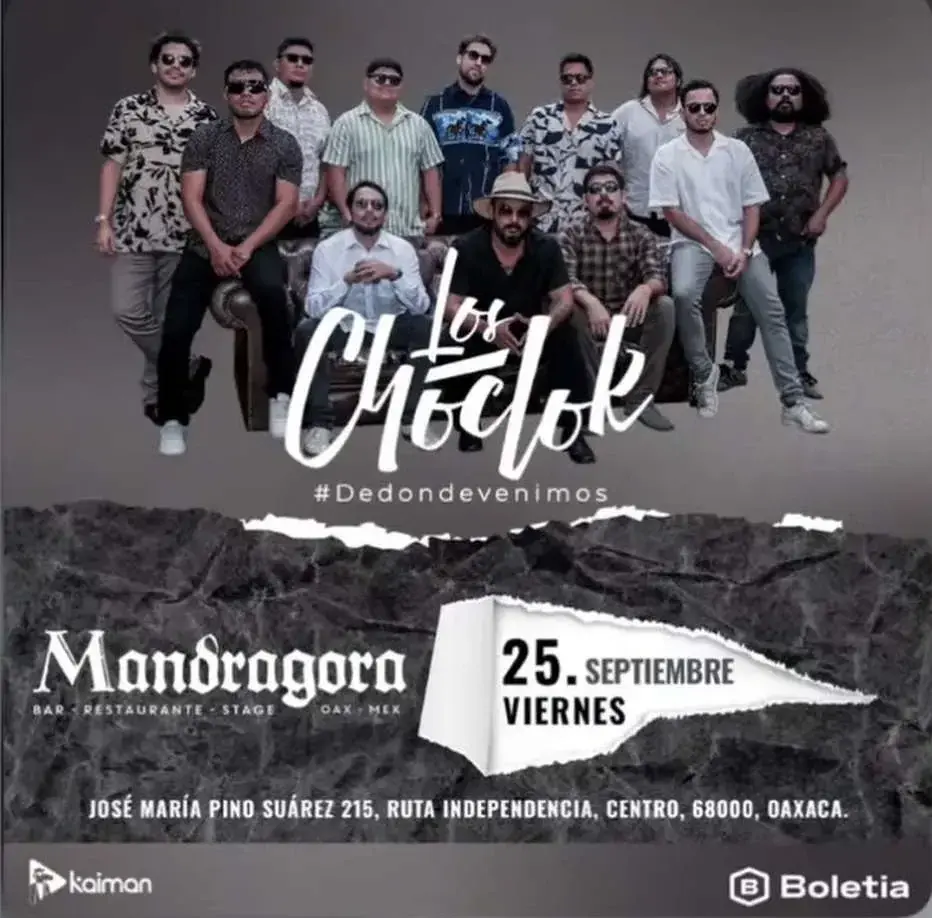Flyer del evento: Los Choclok
