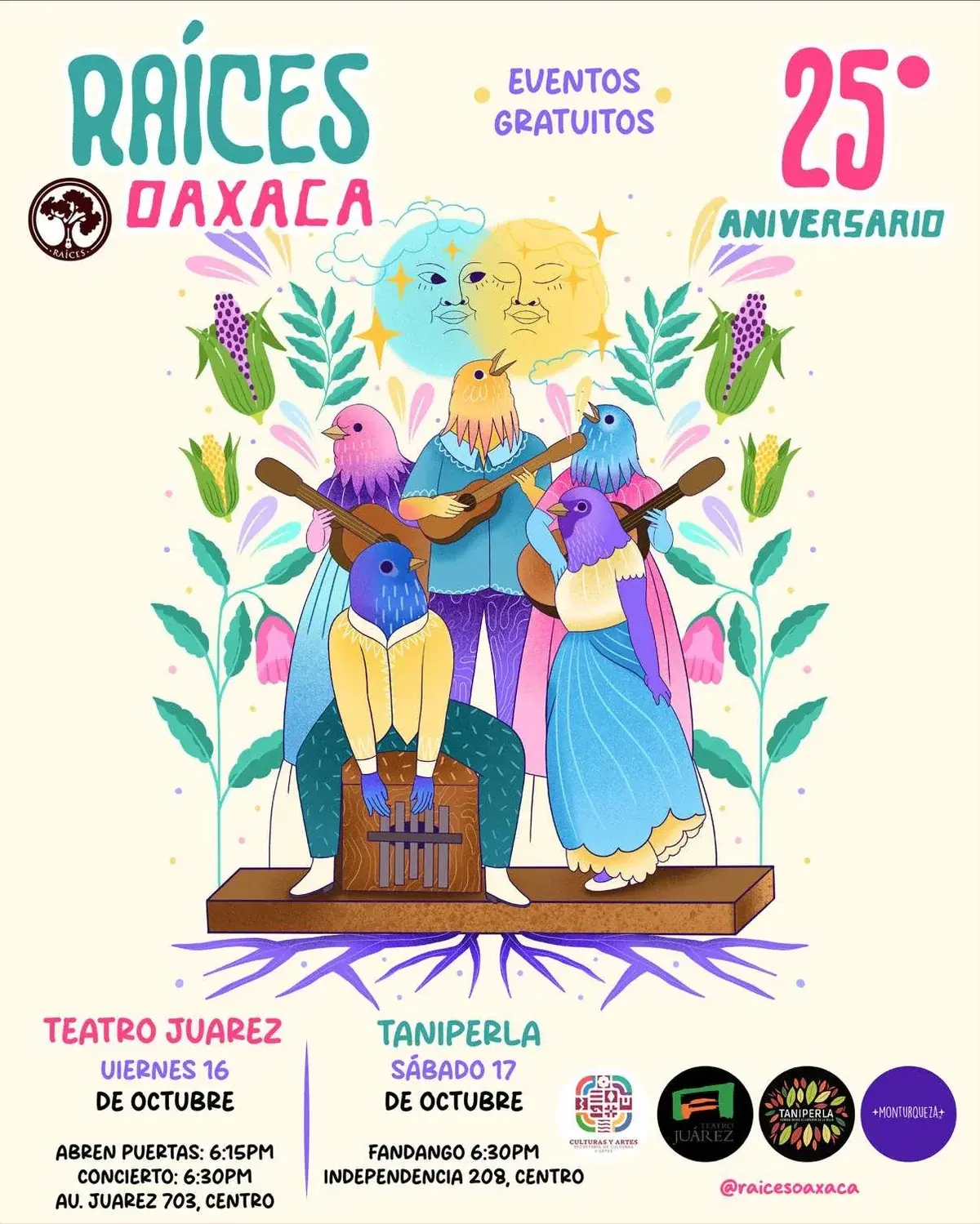 Flyer del evento: Raíces Oaxaca in Concert